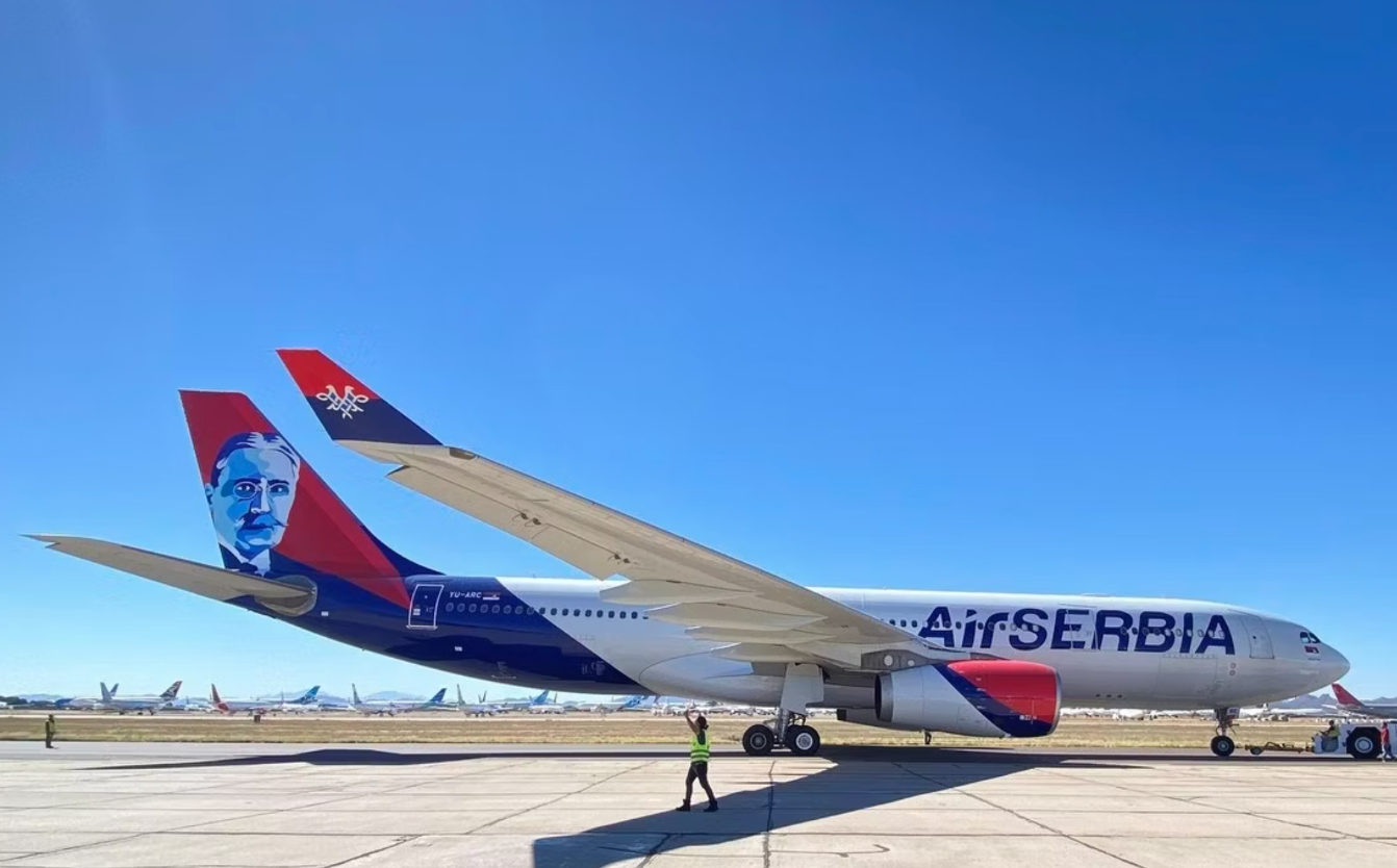 Air Serbia's Newest Airbus A330 Has Mihajlo Pupin Painted On